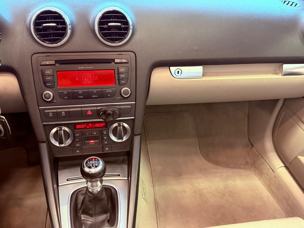 Audi A3 Cabrio Sline 2.0 TDI 140 CV CR Ambition