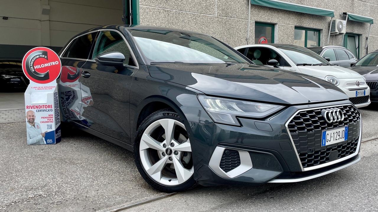 AUDI A3 SPB 2.0 BUSINESS ADVANCED TDI S-TRONIC 150 CV - FULL LED, VIRTUAL COCKPIT. CAR PLAY