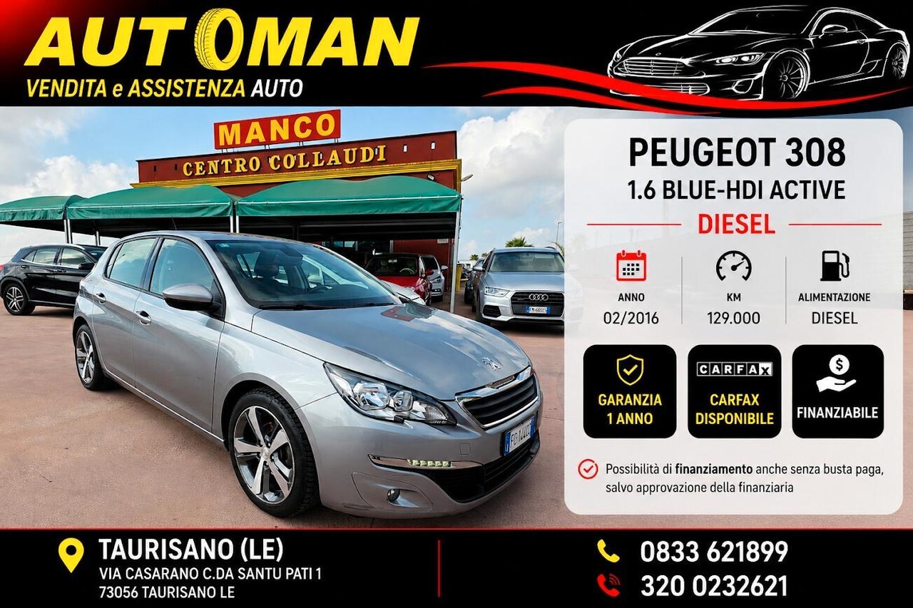 Peugeot 308 BlueHDi 120 S&S Active