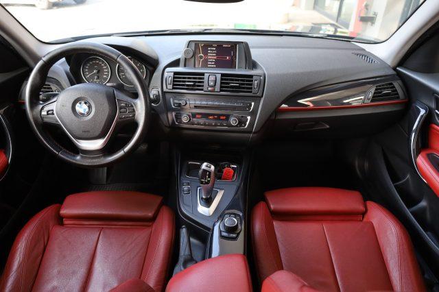 BMW 118 d 5p. Sport Automatica F20 Pelle ROSSA Cartier 18"