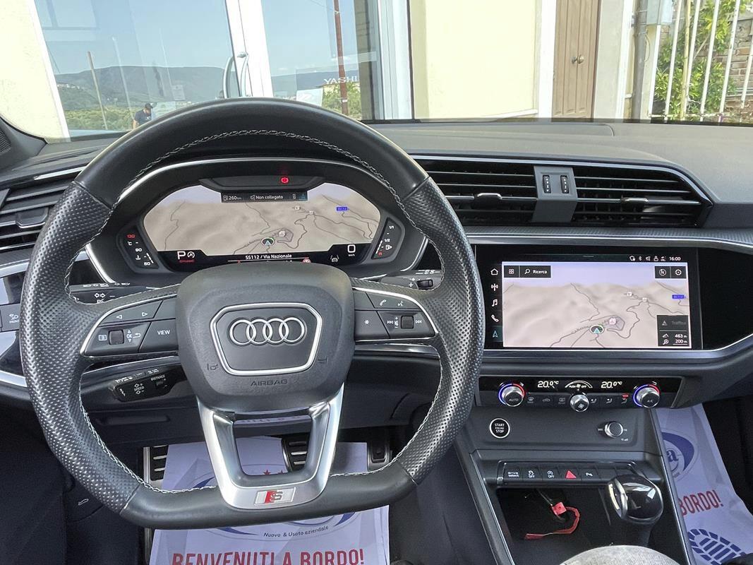Audi Q3 SPB 35 TDI S tronic S line edition Interno/Esterno-Navigazione MMI plus-Fari Full Led matrix-Retrocamera-Cerchi lega Audi Sport 20"-Pack Black edition