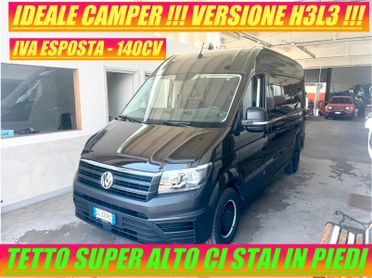 Volkswagen Crafter L3H3 IDEALE CAMPER - IVA ESPOSTA - 140CV