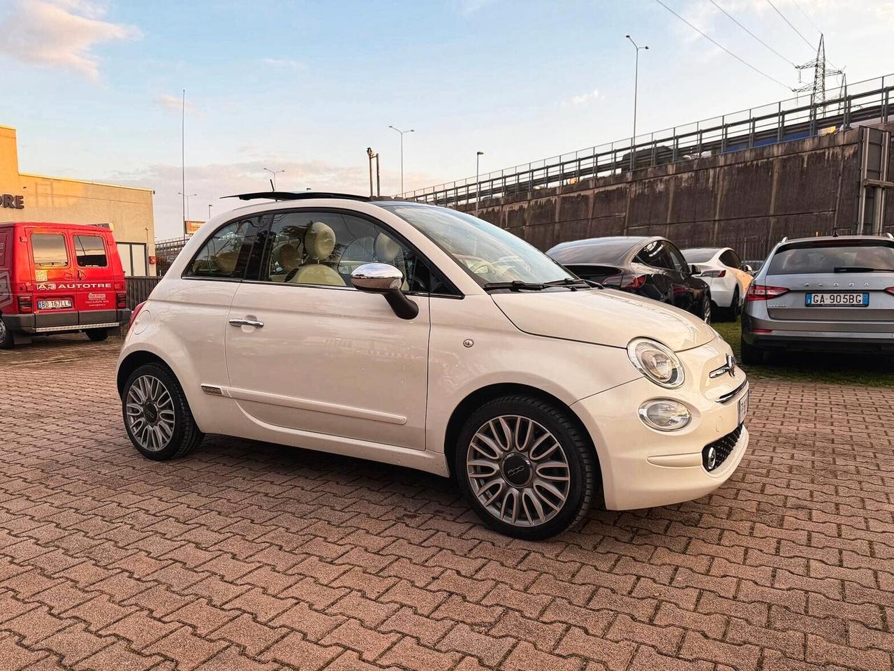 Fiat 500 1.2 Lounge AUTOMATICA TETTO PANORAMICO APRIBILE OK NEOPATENTATI