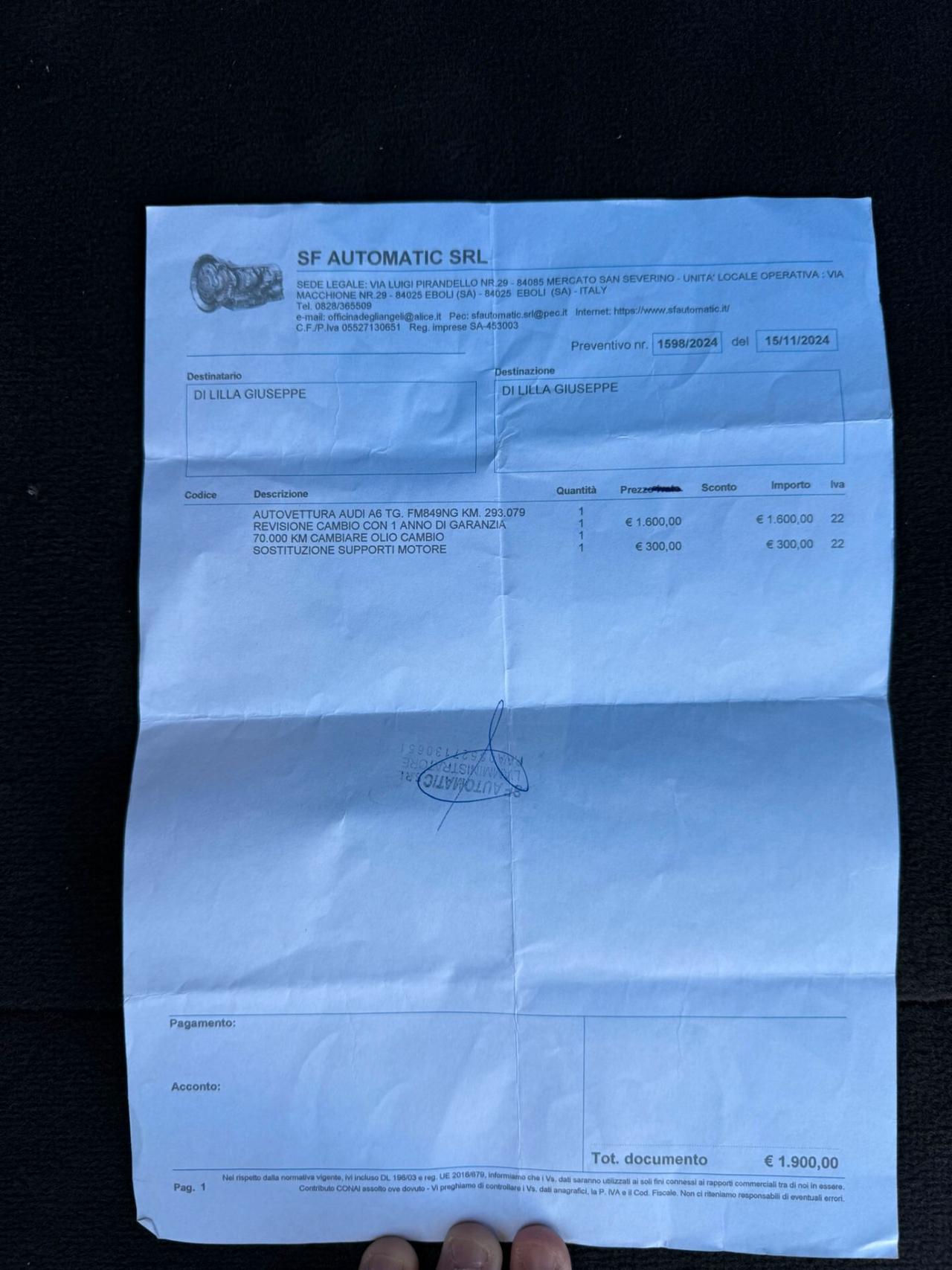 Audi A6 Avant 2.0 TDI 177 CV multitronic