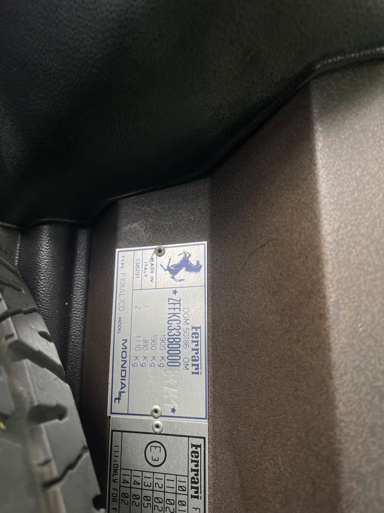 Ferrari Mondial 3.4 T Cabrio Book Service PERMUTE RATE