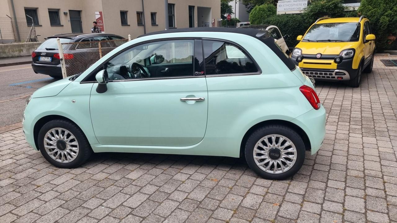 Fiat 500 C 1.2 Lounge 69cv mod2016 km42900 neopat