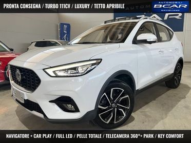 MG ZS 1.0T-GDI Luxury /TETTO APRIB./PELLE/CAR PLAY+NAVI
