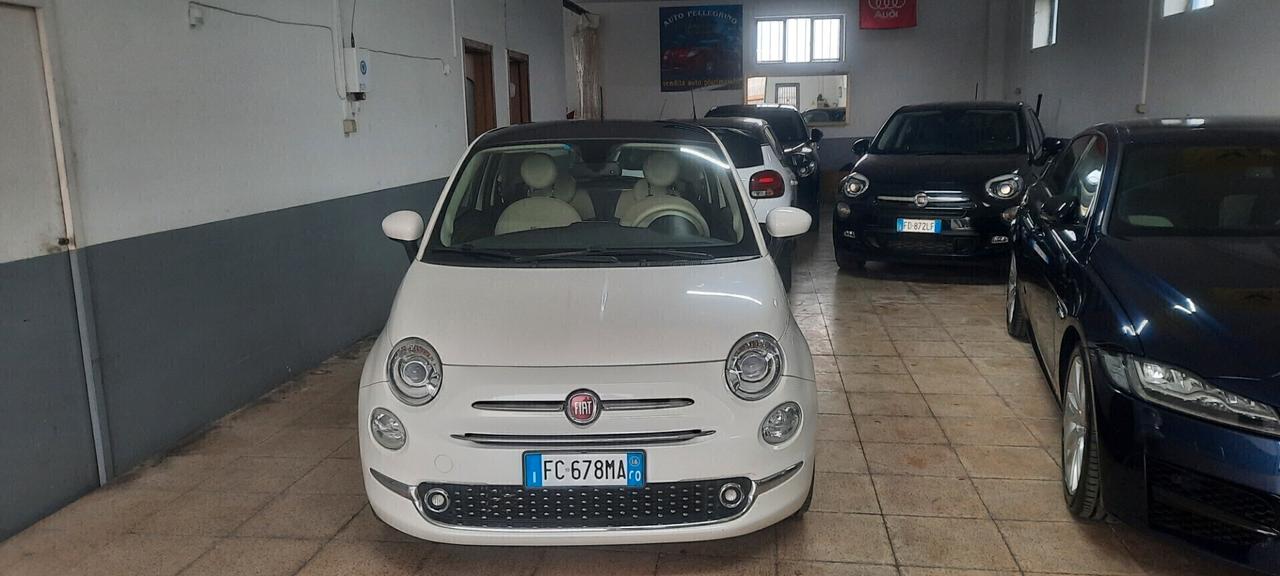 Fiat 500 cc0.9 twinair turbo benzina cambio automatico anno 2016