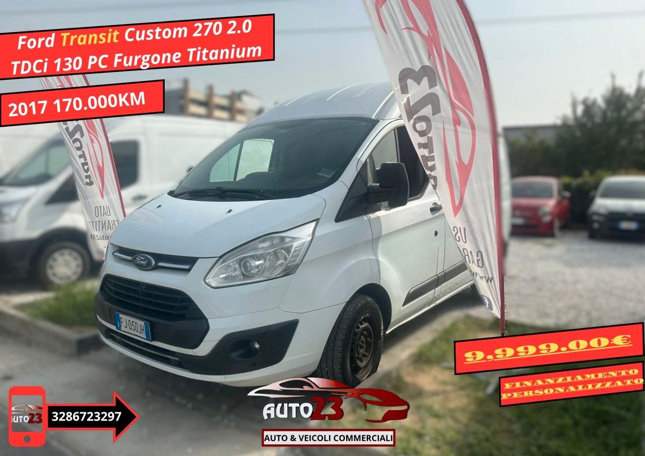 Ford Transit Custom 270 2.0 TDCi 130 PC Furgone Titanium