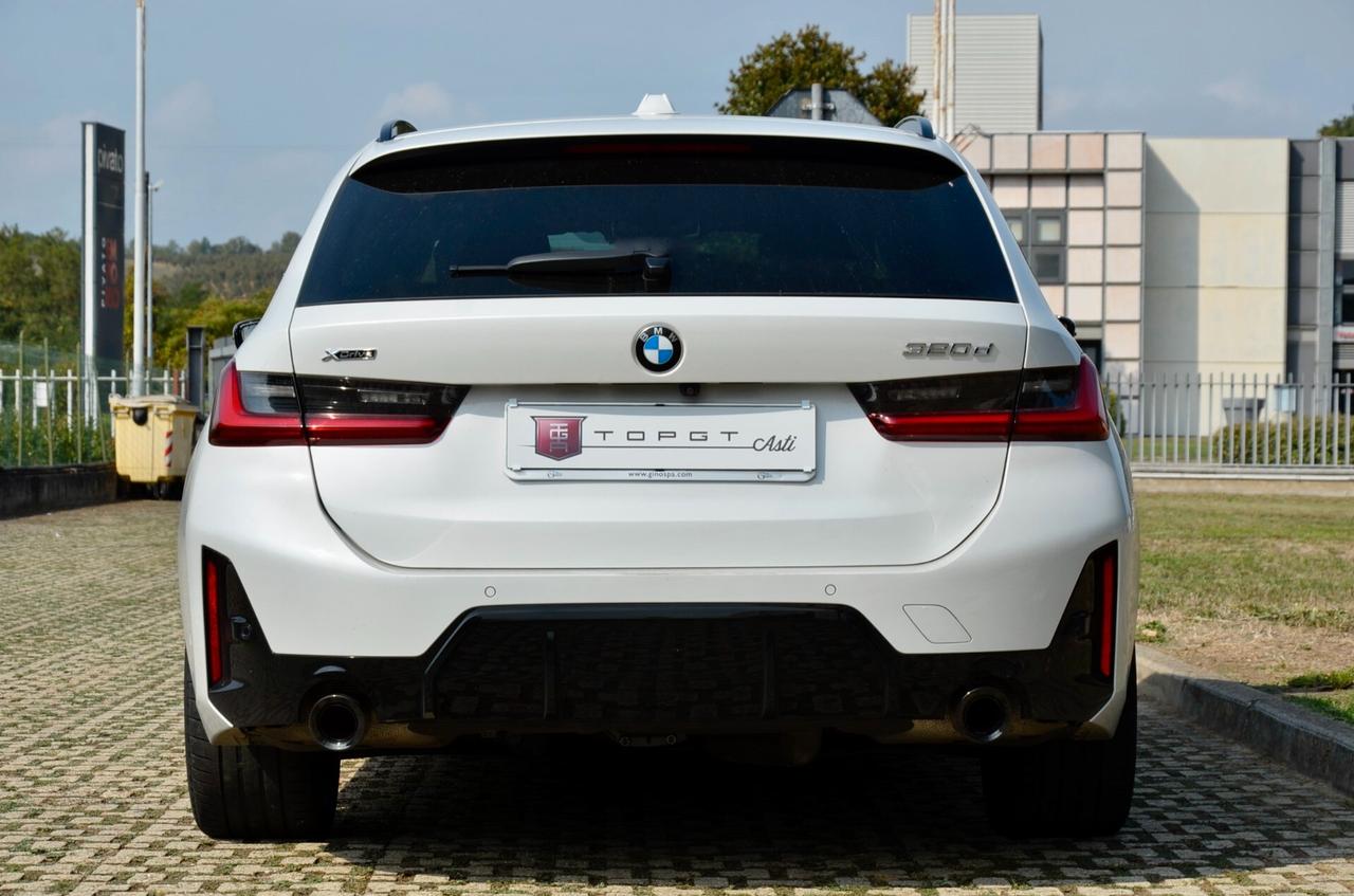 BMW 320d TOURING MILD HYBRID 48V XDRIVE MSPORT 190cv AUTO, IVA ESPOSTA, GARANZIA BMW 7/2027, PACK SERVICE 7/28, FULL LED, RETRO 360°, PERMUTE