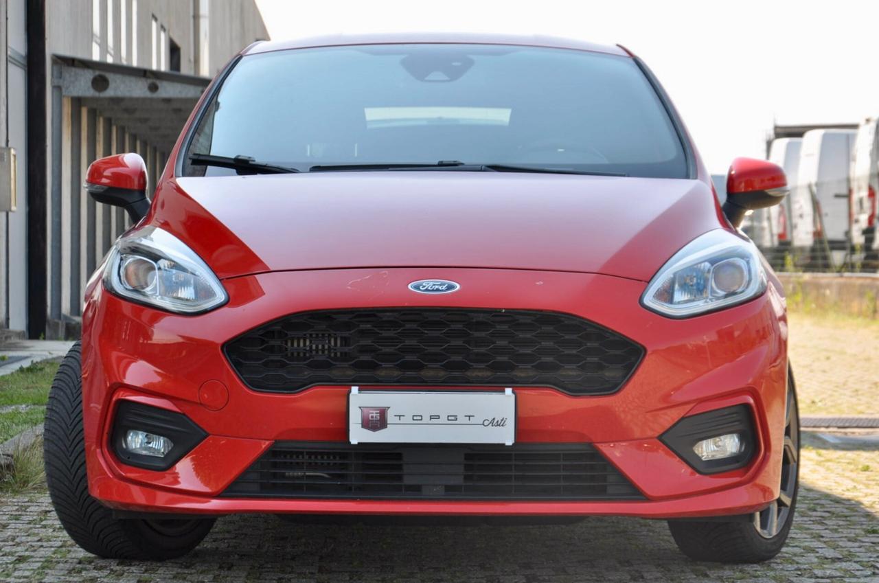 FORD FIESTA 5p 1.0 ECOBOOST ST-LINE 100cv, UNICOPROPRIETARIO, SERVICE FORD, EURO 6D, APPLE ANDROID, 17", PERMUTE
