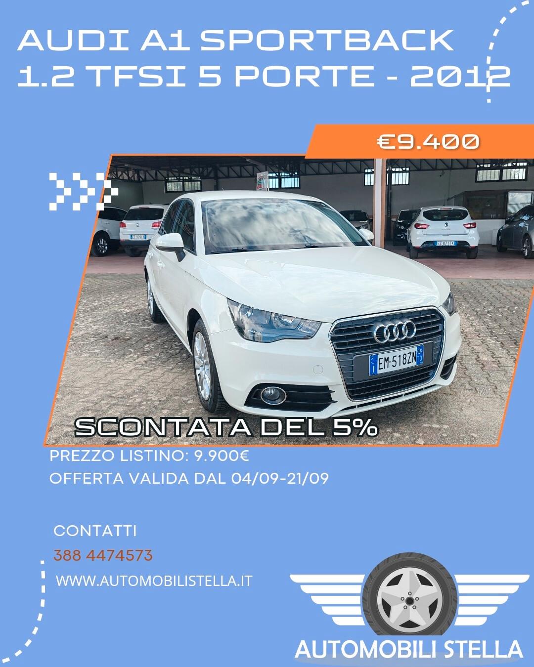 Audi A1 Sportback 1.2 TFSI Ambition 5 porte