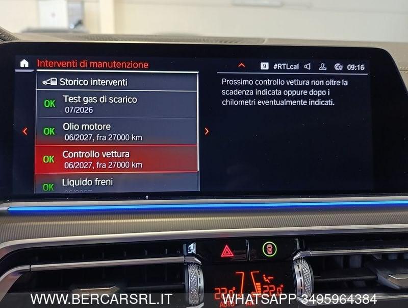 BMW X5 X5 xDrive30d 48V xLine*TELECAMERA POST*SEDILI SPORTIVI*CAMBIO AL VOLANTE*
