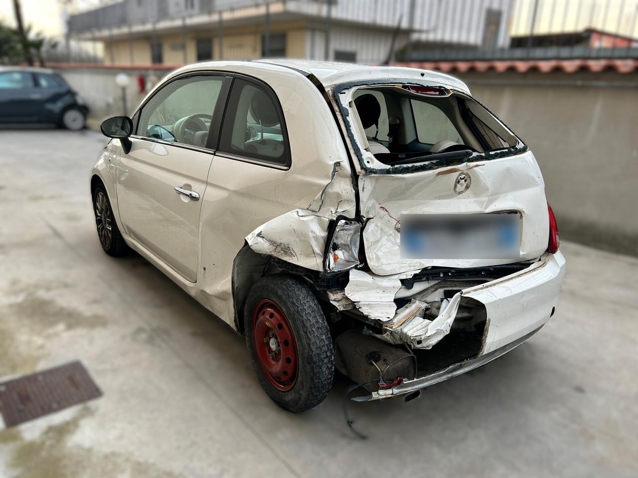 Fiat 500 1.3 MJT 95CV Lounge - 2018 Incidentata