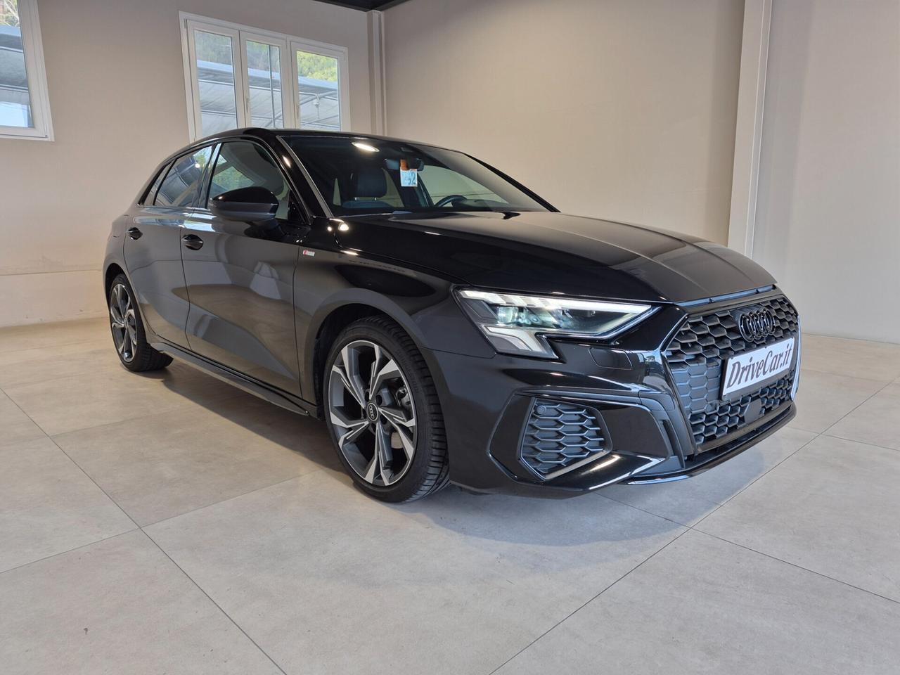 Audi A3 SPB 2.0 TDI S LINE S-TRONIC PELLE LED C.18" BLACK PACK APPLE CAR PLAY/ANDROID AUTO SED. SPORT. RISC. VIRTUAL COCKPIT PLUS