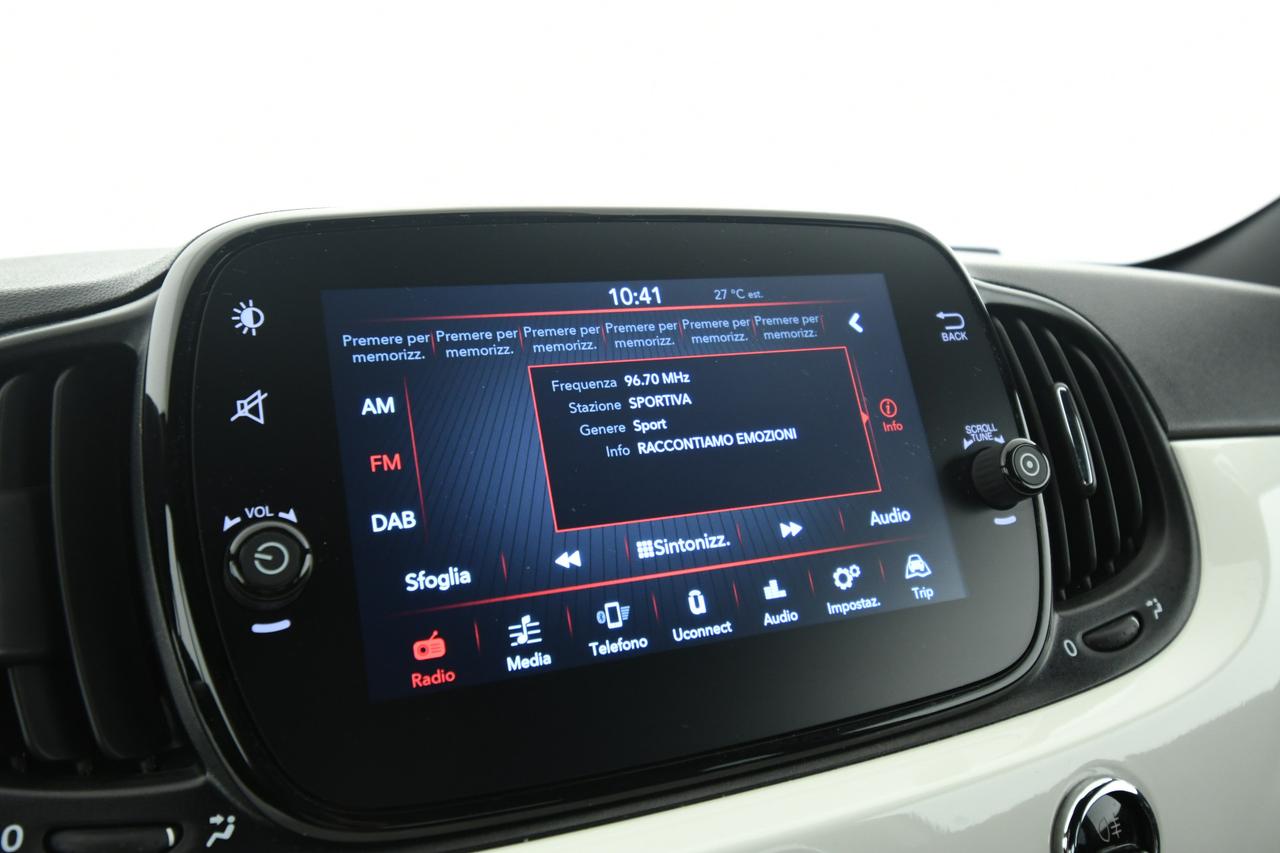 FIAT 500 1.0 hybrid 70cv BLUETOOTH+NEOPATENTATI
