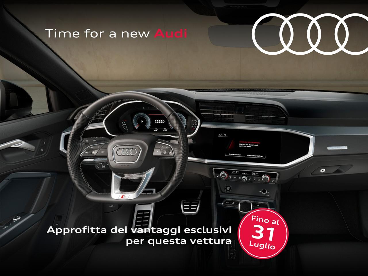 Audi Q3 sportback 40 2.0 tdi identity black quattro 193cv s-tronic