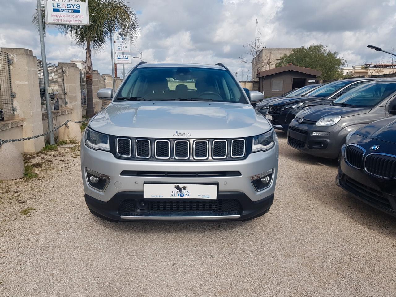 Jeep Compass 1.6 Mjt Limited Tetto Pelle Led Navy Rcam Sensori