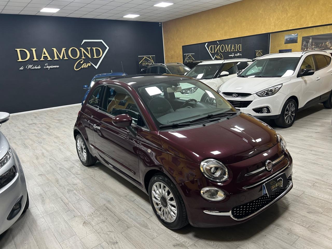 FIAT 500 1.3 Multijet 95 CV Lounge “FULL/TETTO/LED”-2017