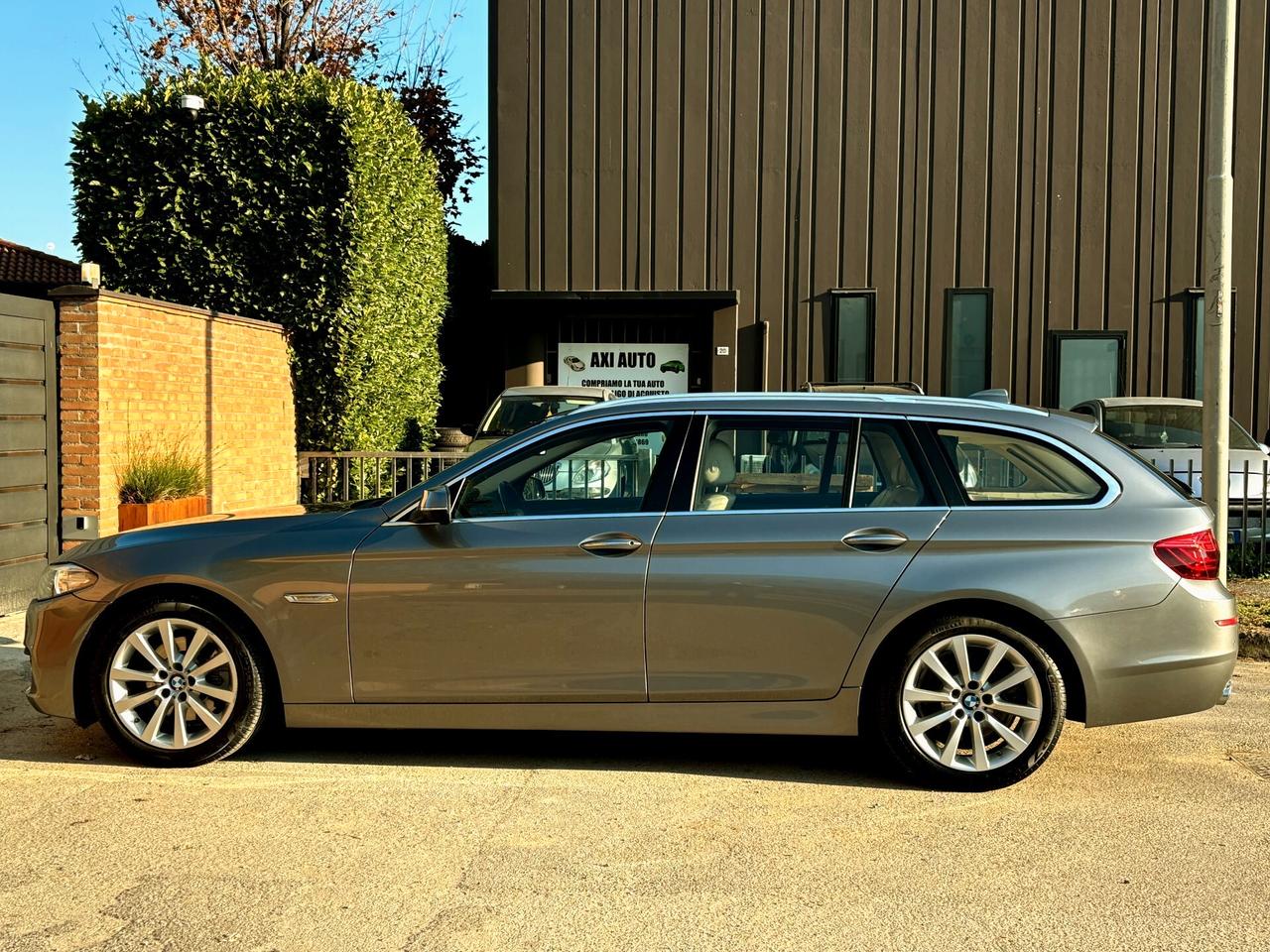 BMW 520D sw aut-128000km-EURO 6-Pelle Beige-2017