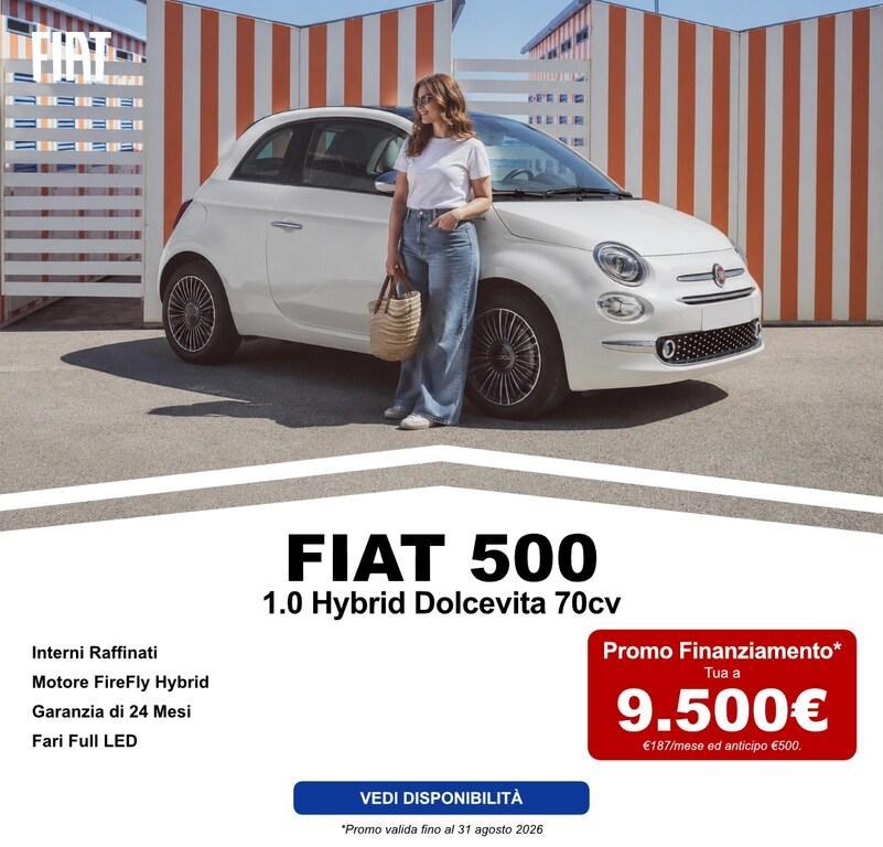 Fiat 500 1.0 FireFly Hybrid Dolcevita