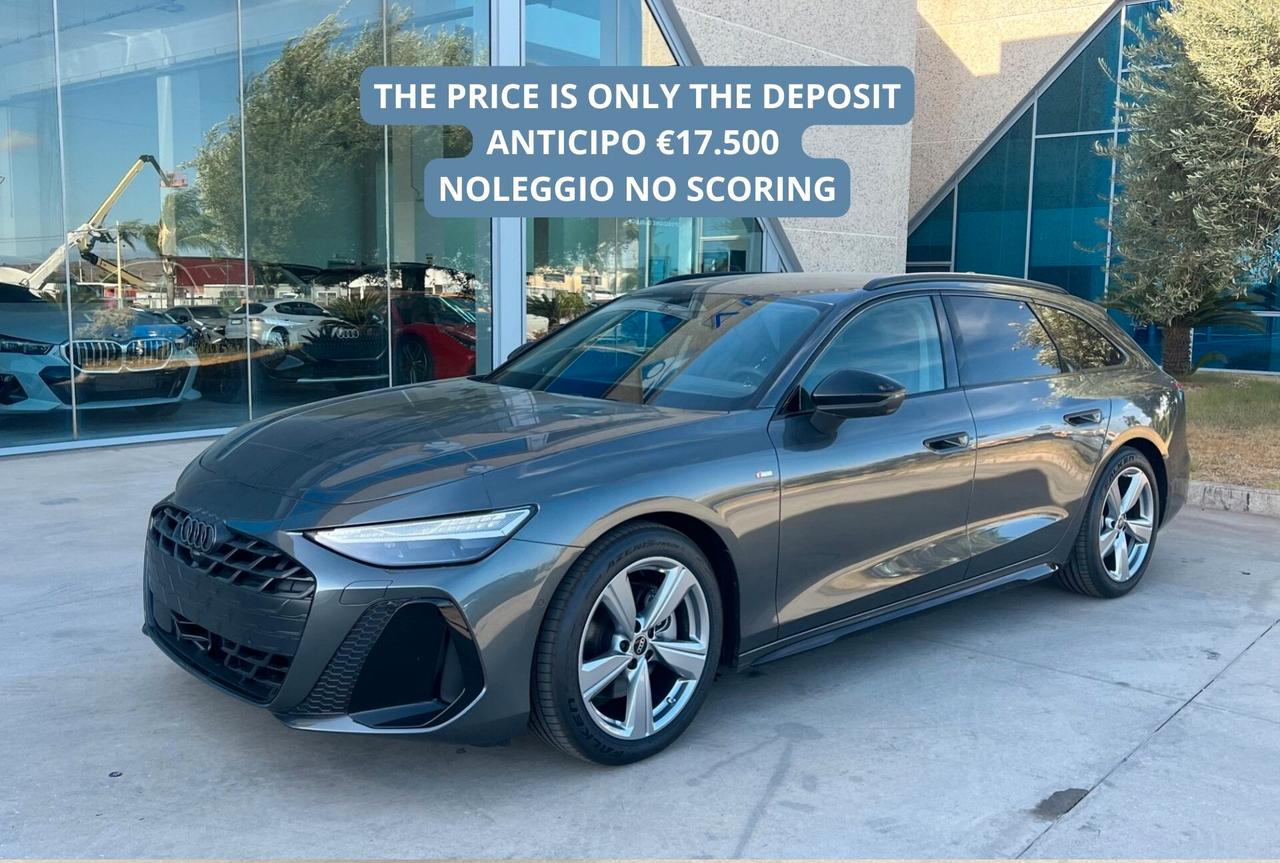 Audi A6 Avant 2.0 204cv TDI mhev S line S tronic - ANTICIPO €17.500 NOLEGGIO NO SCORING
