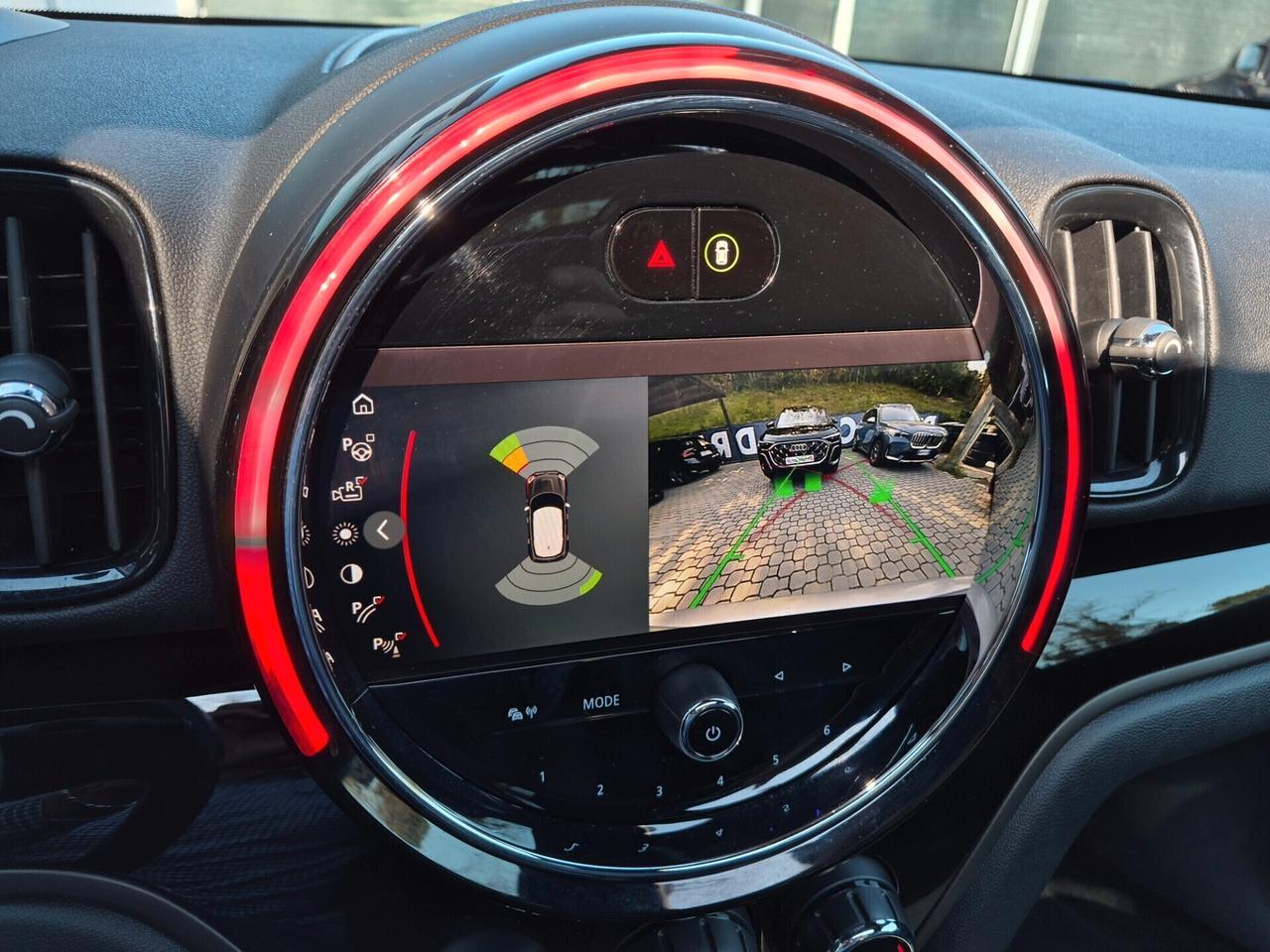 MINI Cooper Countryman PELLE TETTO LED NAVI APPLE CARPLAY RETROCAM. WIRELESS ACC SEDILI RISC.