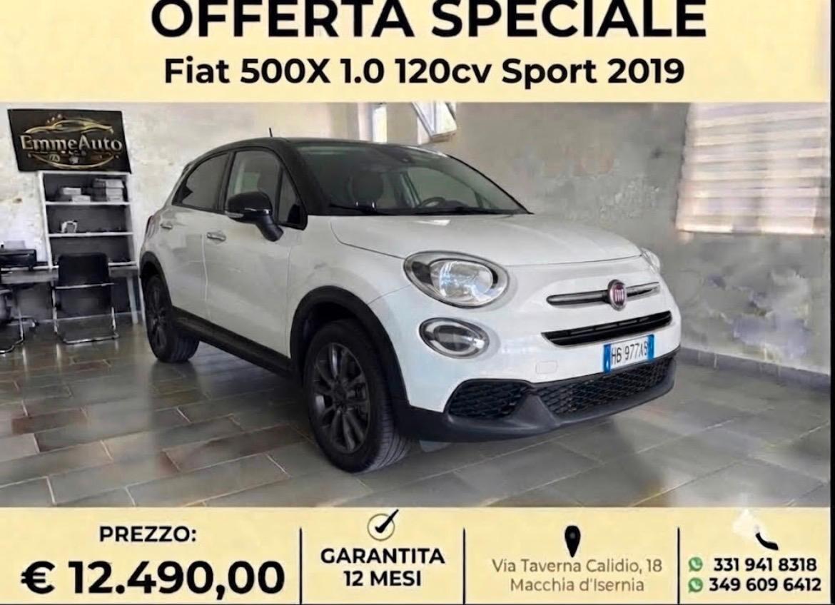 Fiat 500X 1.0 T3 120 CV Sport Dolcevita 2019
