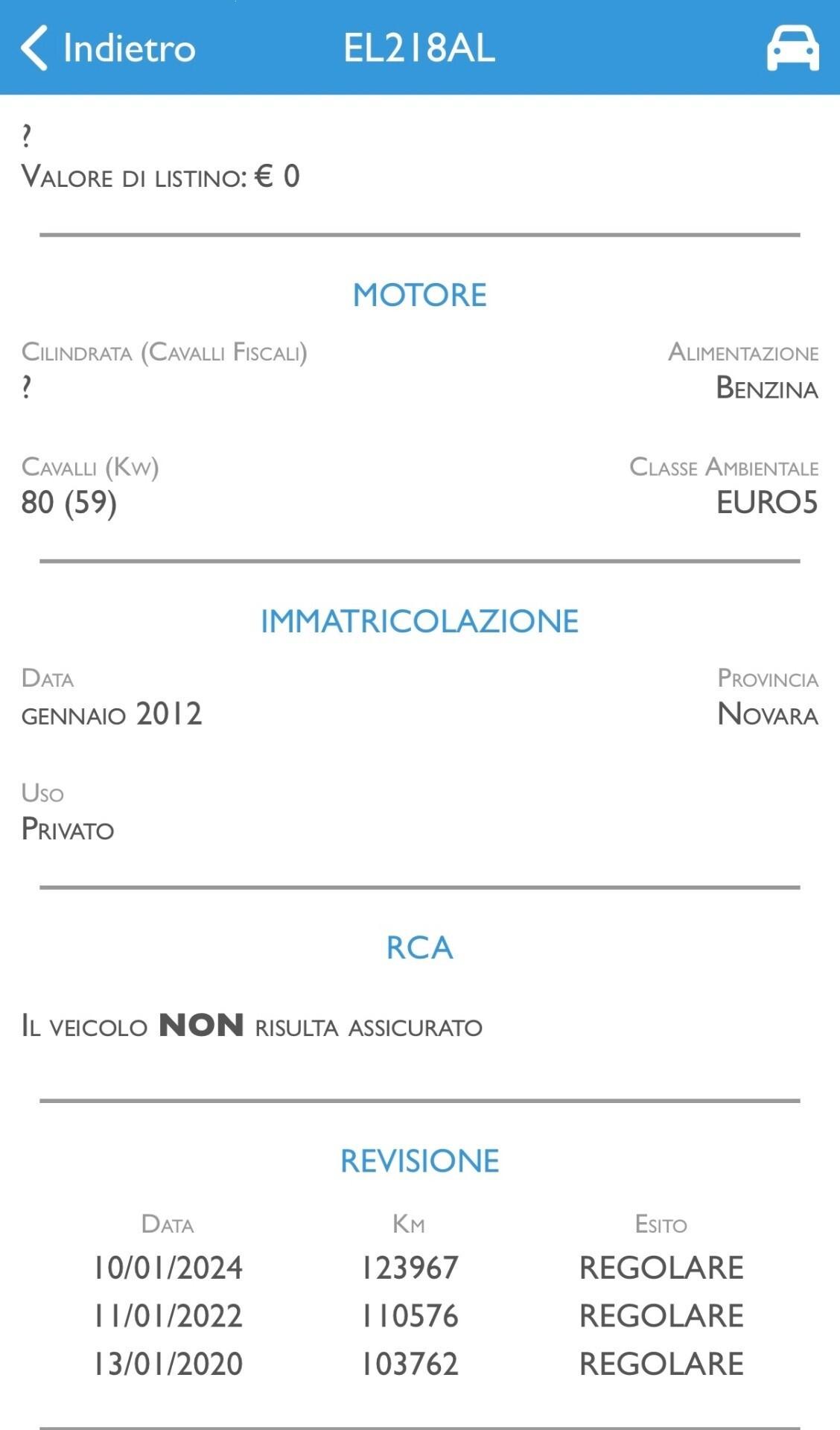 Ford Fusion 1.4 16V 5p. Garanzia