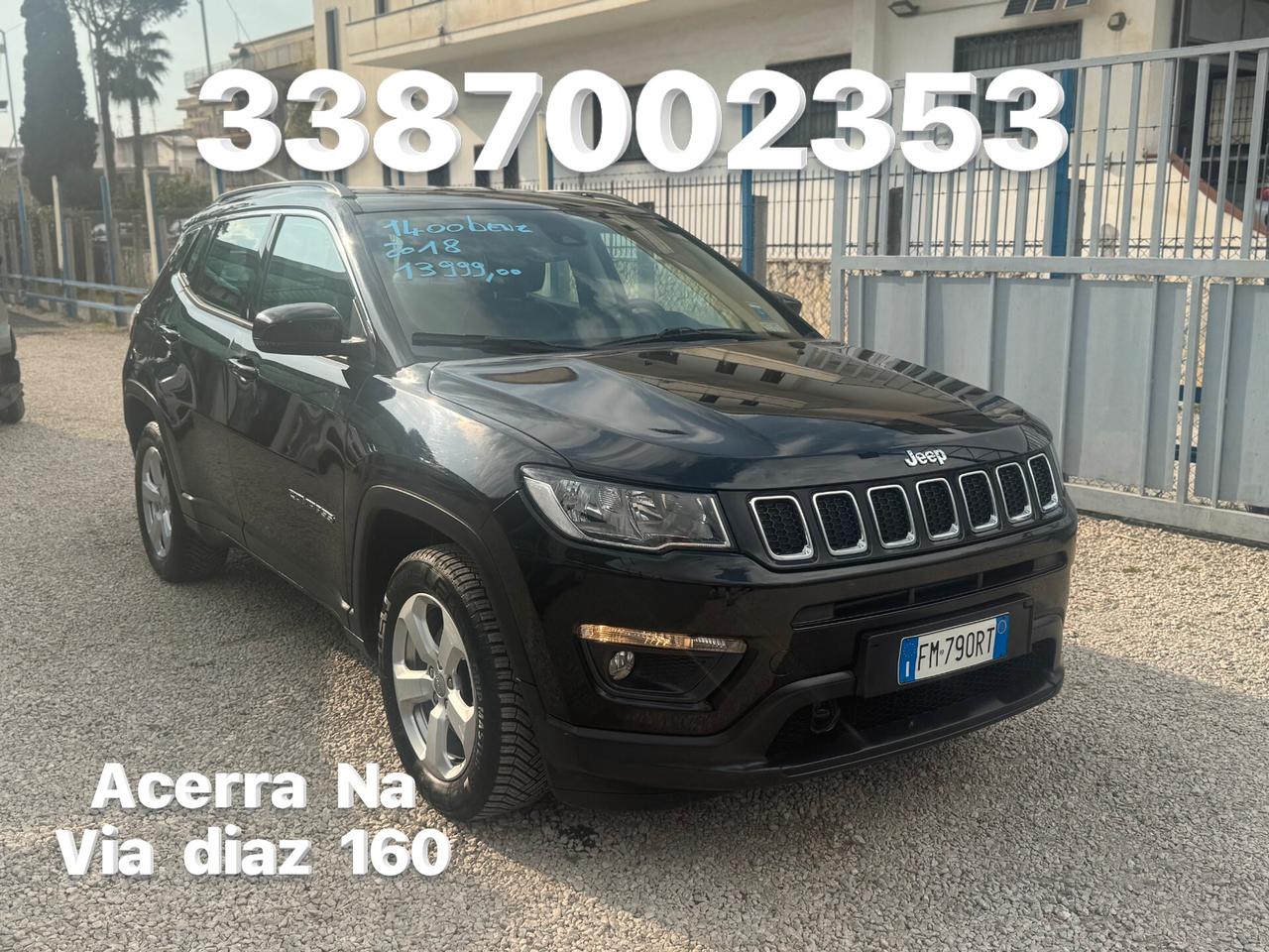 Jeep Compass 1400 benzina multiair 1 proprietario nord itaia km certificati 2018