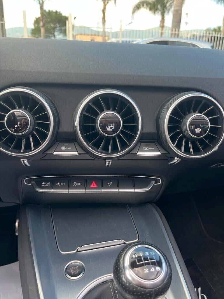 Audi TT CABRIO CAMBIO MANUALE S line cockpit diesel 2016