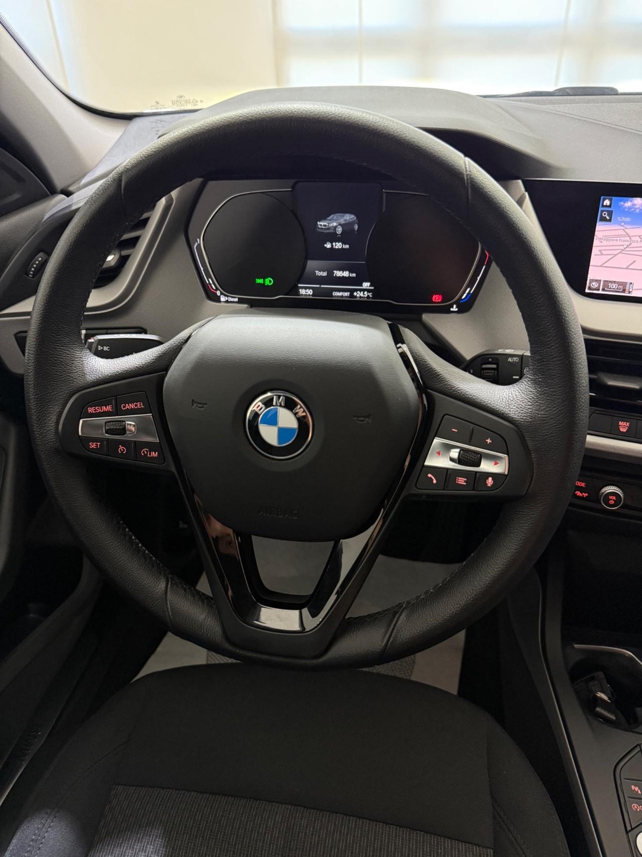 Bmw 116 116d SPORT 5p. TOTAL BLACK FARI E STOP FULL LED