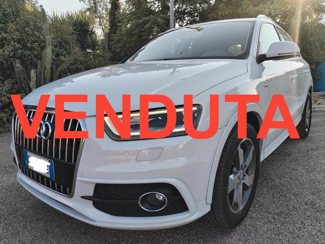 Audi q3 2.0 140cv tdi s-line full navig led xeno 2014