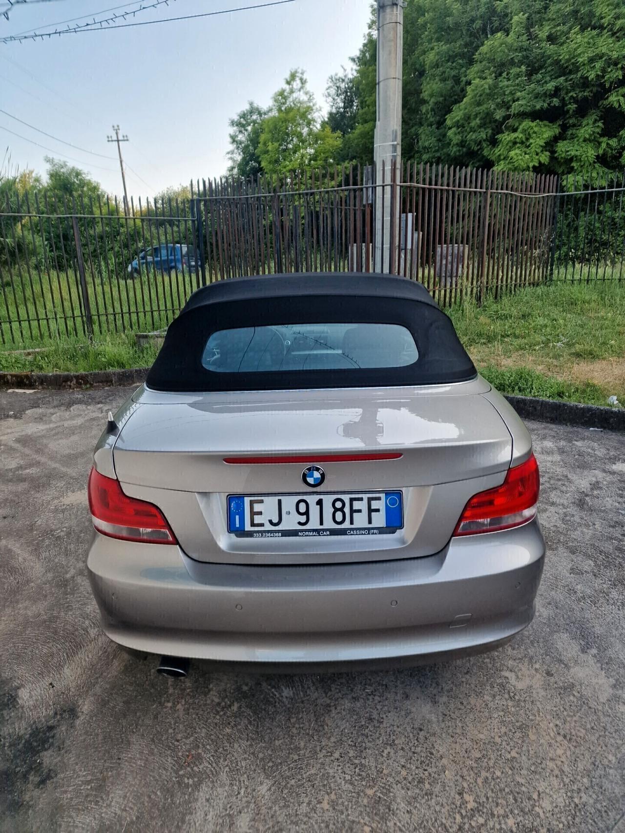 Bmw 118d 2.0 143CV Cabrio Futura "Tagliandi Bmw"