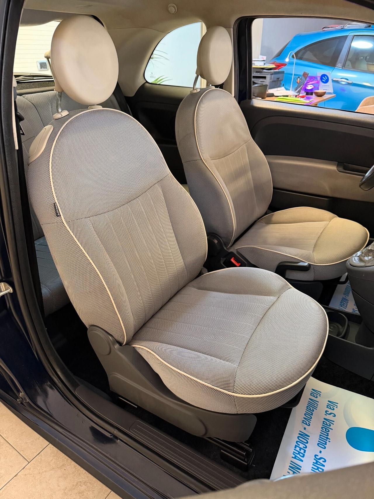 Fiat 500 1.2 GPL NUOVO Lounge Full Tetto panoramico tagliandata neopatentati