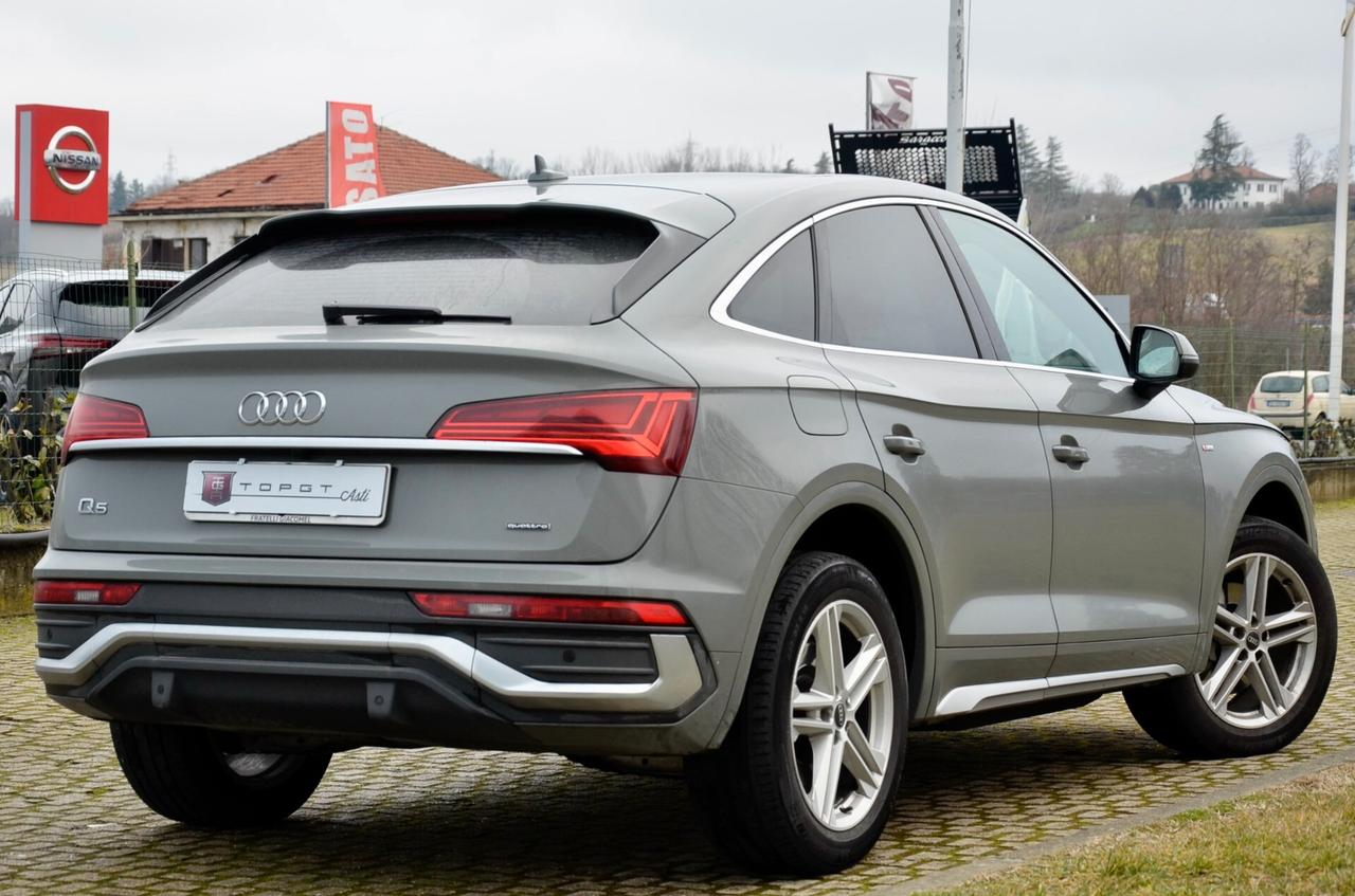 AUDI Q5 SPB 40 2.0 TDI MHEV S-LINE EDITION QUATTRO 204cv S-TRONIC, UFF ITALIANA, EURO 6D, FULL LED, RETROCAMERA, APPLE ANDROID, 19", PERMUTE