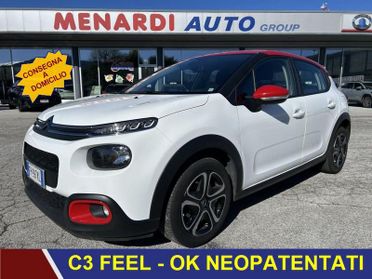 Citroën C3 PureTech 68 Feel INCLUSO TAGLIANDO E GARANZIA EUROPEA