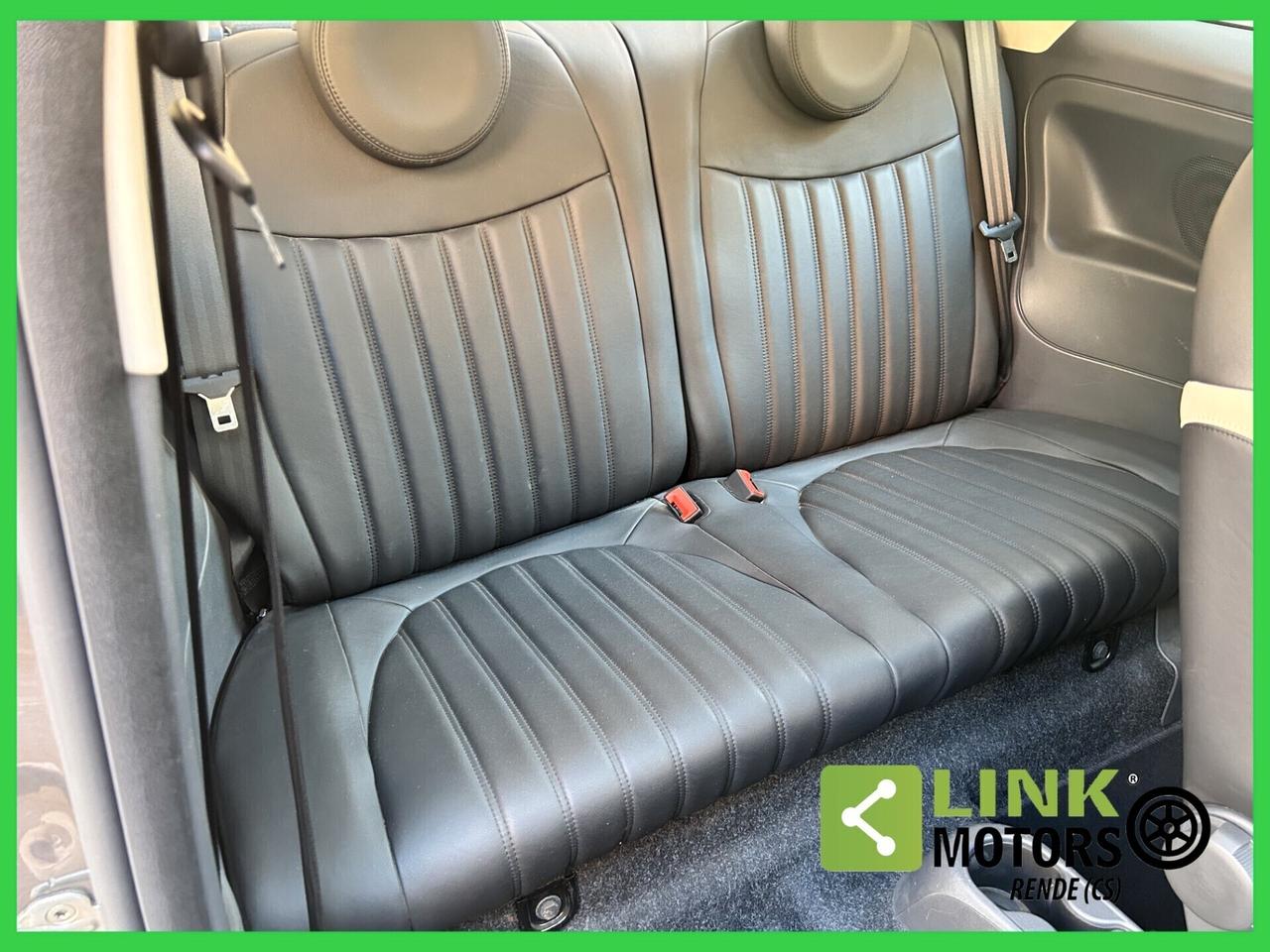 Fiat 500 1.2 Km 31.200 - Pelle Frau - 2016