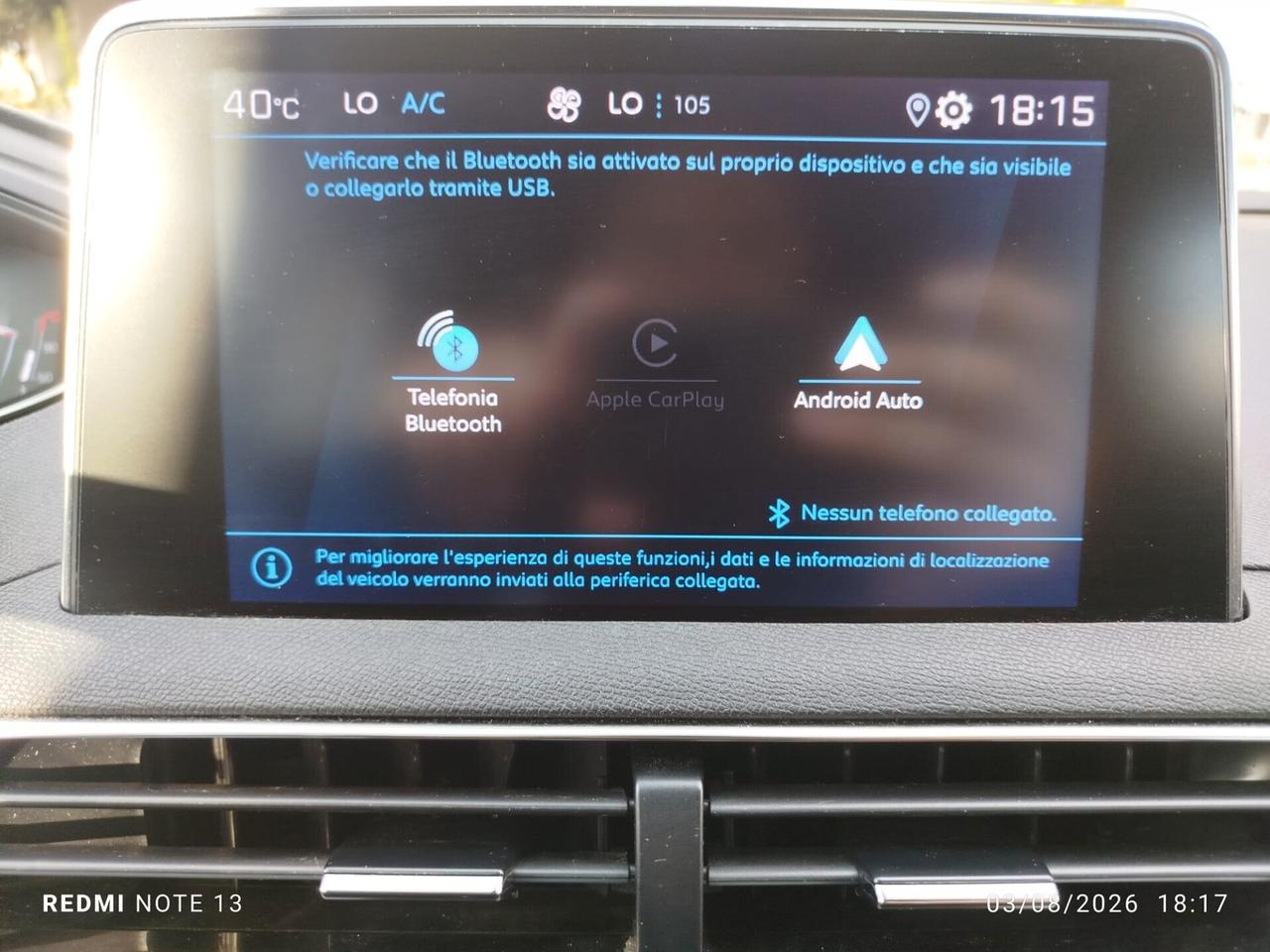 PEUGEOT 3008 1.5 HDI EAT8 ULTIMO RESTYLING UNIPRO' * PREZZO VERO*