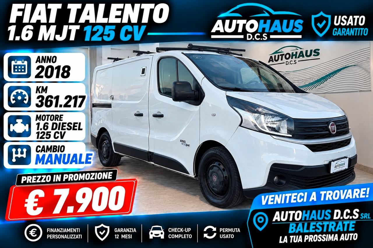 Fiat Talento 1.6 MJT 125CV PL-TA Furgone 12q
