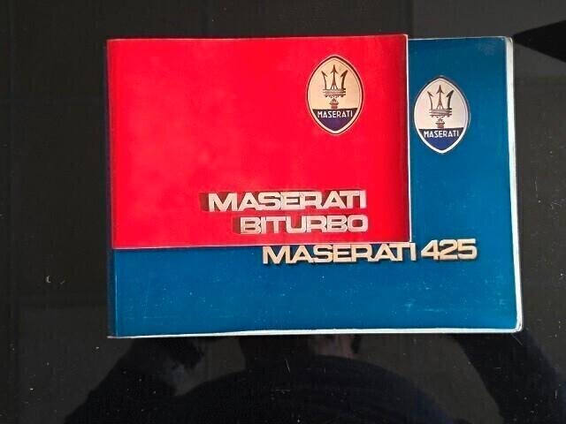 Maserati BITURBO 425 MISSONI -SERVICE BOOK-