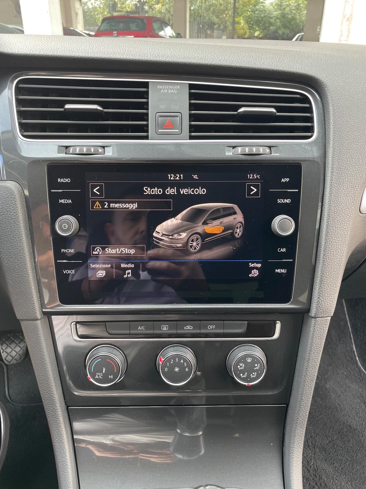 VOLKSWAGEN GOLF 7.5 1.6 TDI 90 CV SPORT DAL NORD ITALIA ADATTA PER NEOPATENTATI