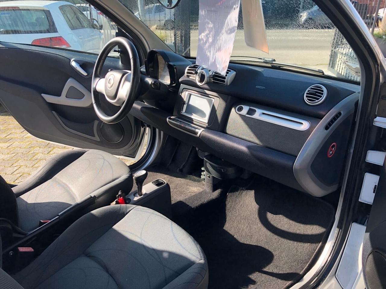 Smart ForTwo 1000 52 kW coupé passion GARANZIA EUROPEA CONFORMGEST 24 MESI RINNOVABILE FINO A 36 MESI!!!