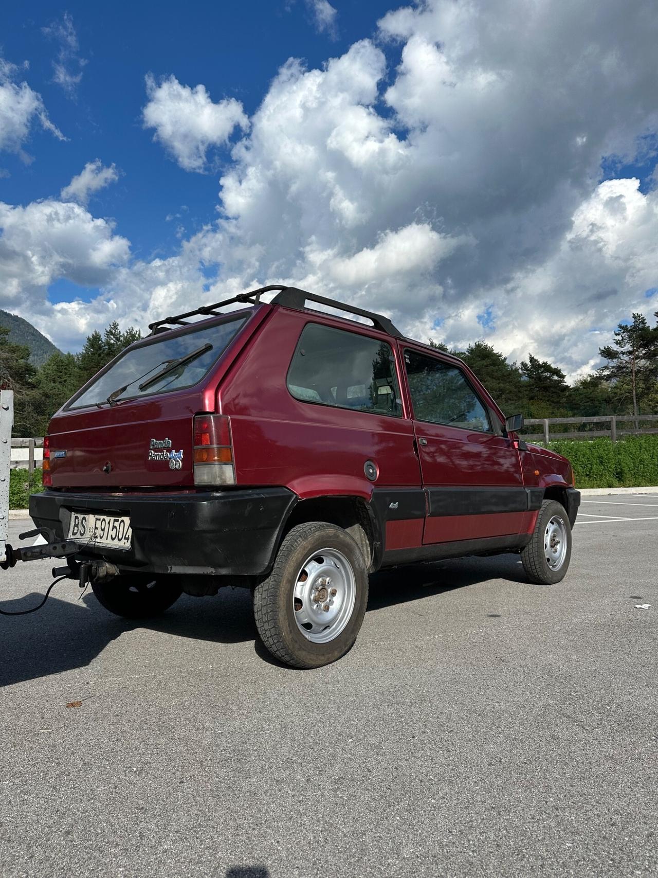 Fiat Panda 4x4 con carrello unico proprietario