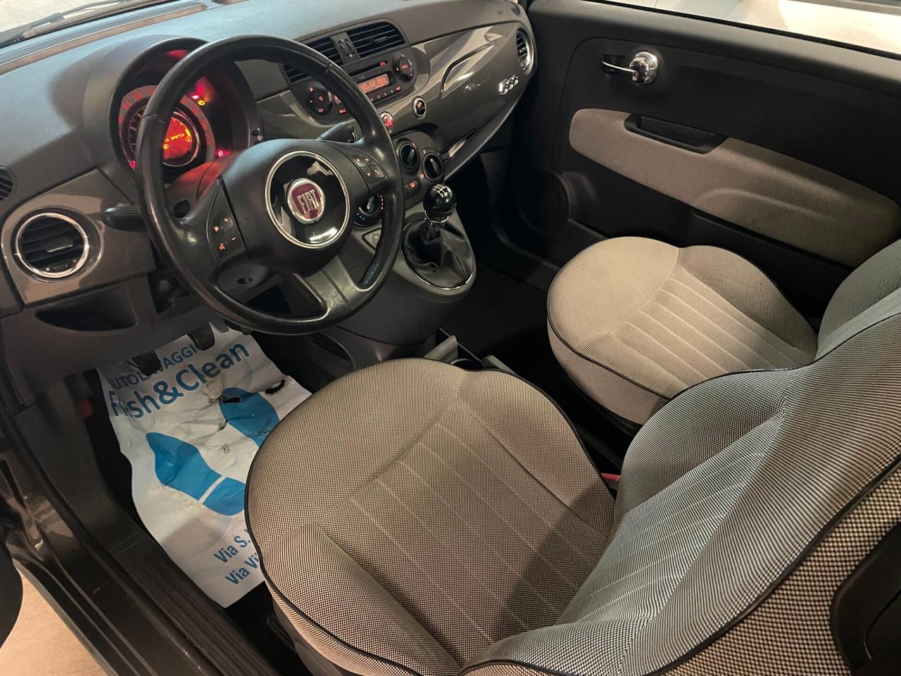 Fiat 500 1.2 GPL NUOVO Lounge TETTO DISTRIBUZIONE TAGLIANDATA NEOPATENTATI
