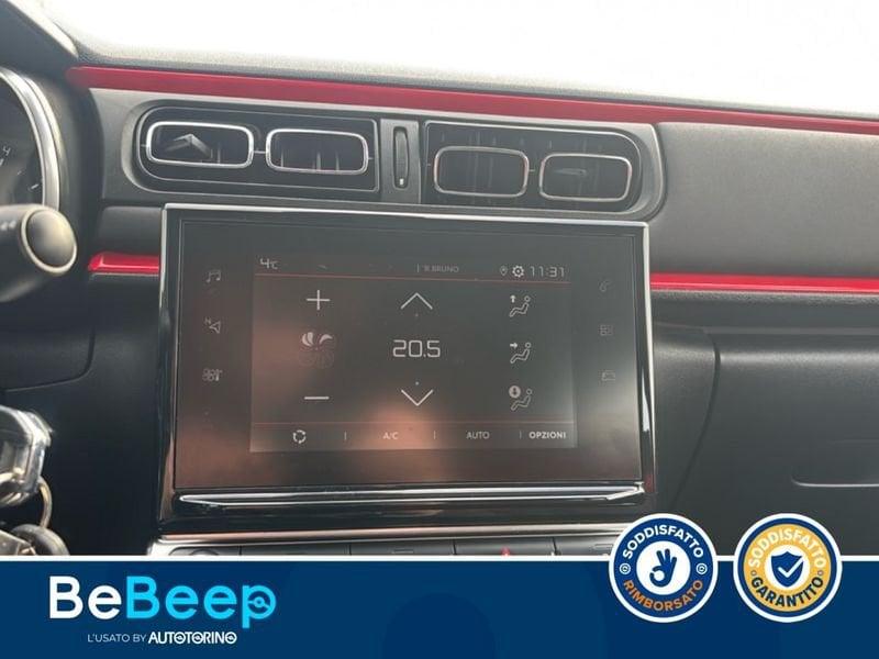 Citroën C3 1.2 PURETECH SHINE S&S 83CV NEOPATENTATI MY18