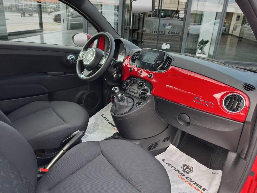 Fiat 500 1.0 hybrid 70cv con CarPlay