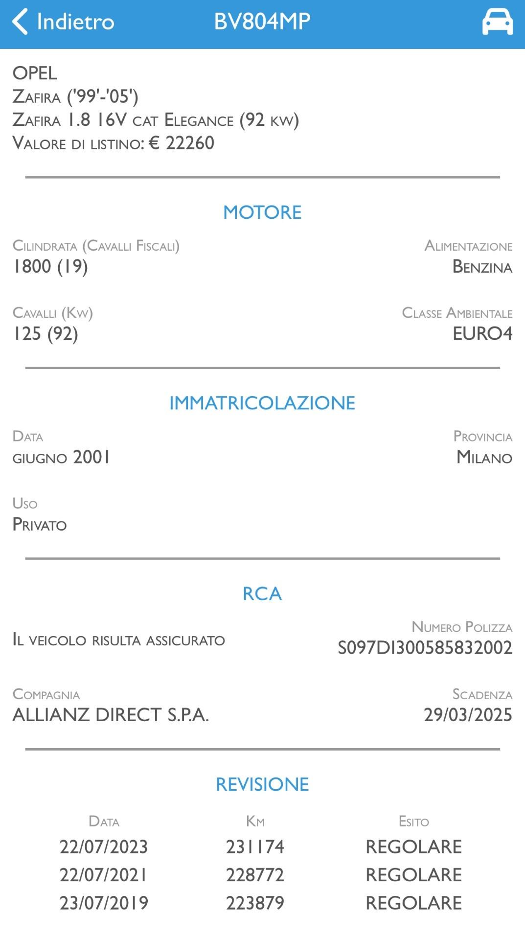 Opel Zafira 1.8 16V cat Elegance - 7 POSTI-