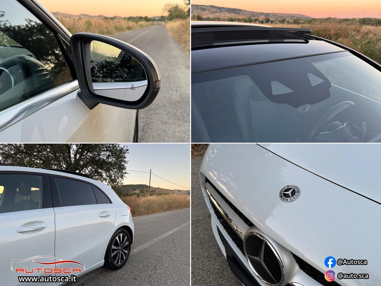 Mercedes Classe A 180 d Automatic TETTO-ACC-PELLE