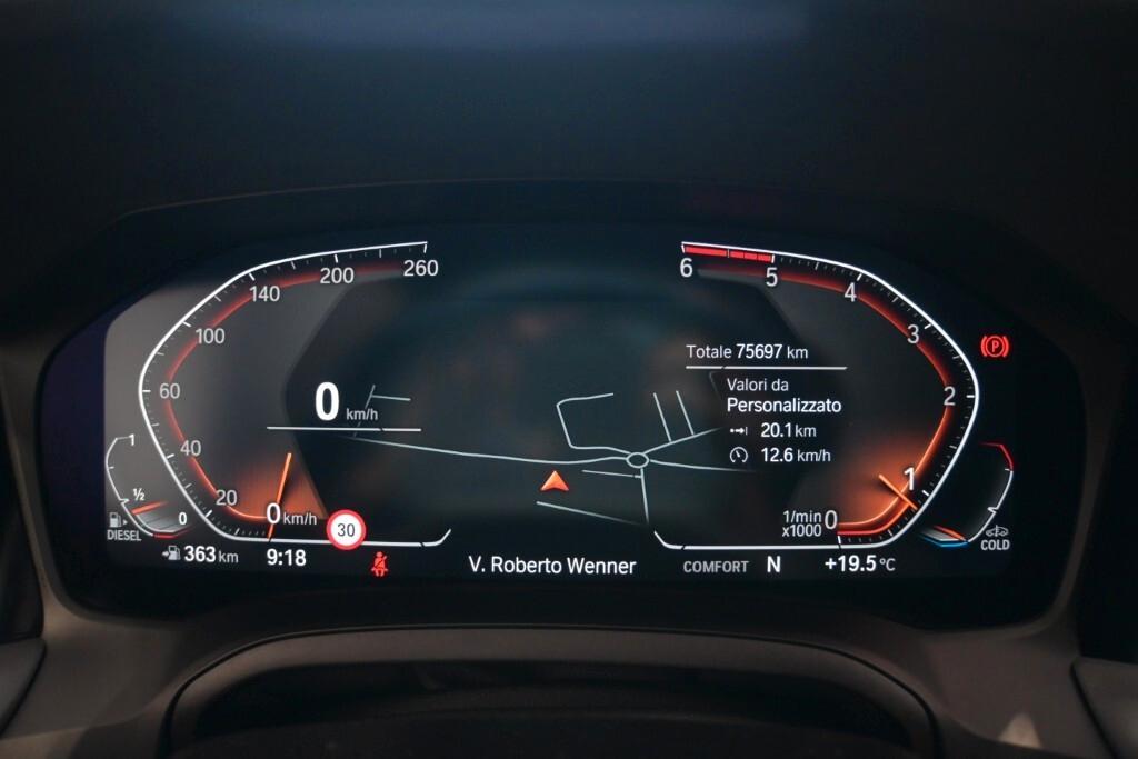 BMW 316D 122CV 6M. 4P. BUSINESS ADVANTAGE ( FARI LED - BMW DIGITAL COCKPIT - CLIMA TRIZONA - CRUISE - NAVI - MIRROR - PDC )